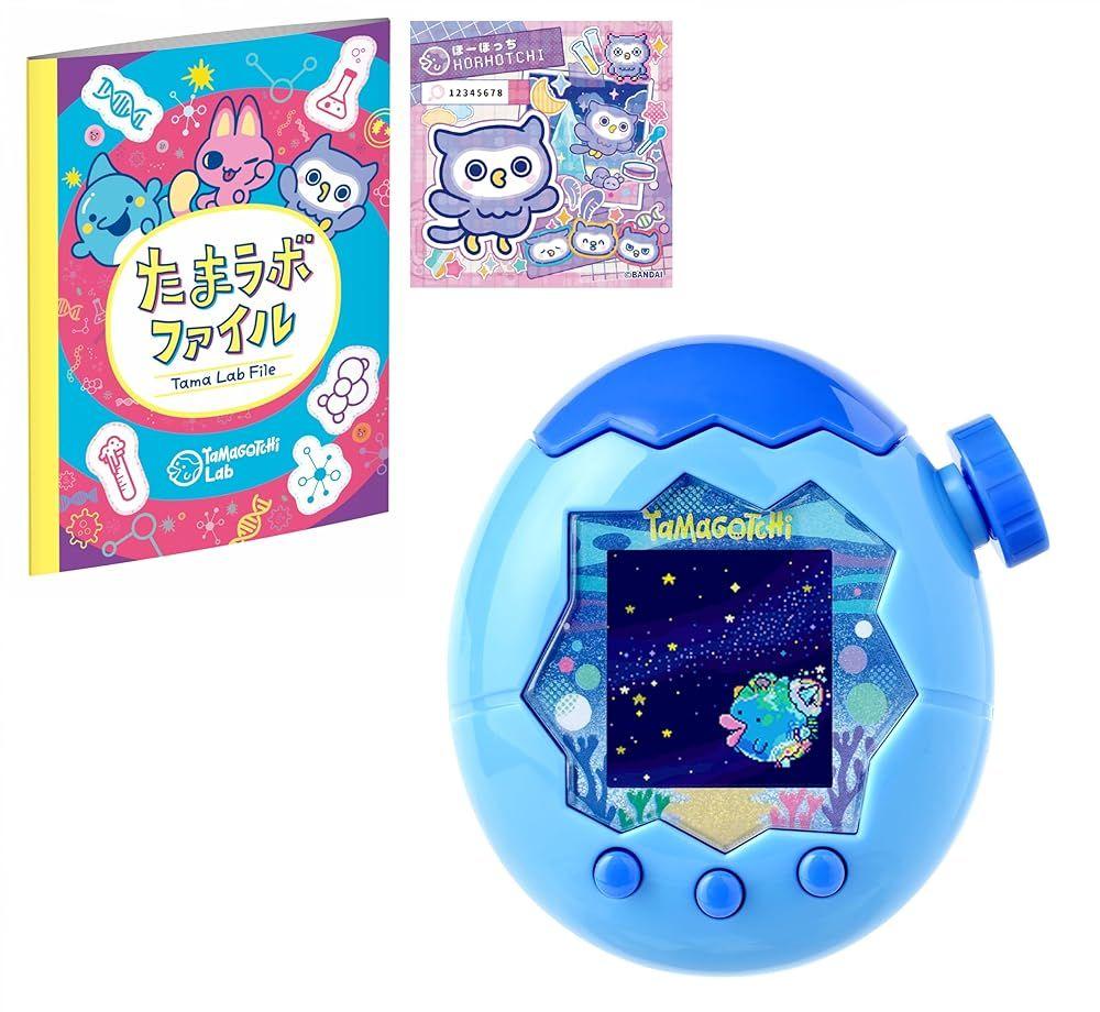 

[USED] Bandai Tamagotchi Paradise - Blue Water (Limited Edition Tama Labo Sticker & Tama Labo File Tamagotchi