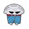 White Teeth Enamel Pin Brooch Badge For Bags Jeans Hoodies Denim Lapel Pin Jewelry Kids Best Party Weddinggift