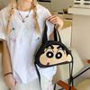 Crayon Anime Shinchan Canvas Coin Purse Crossbody Bag For School Work Travel Or