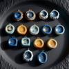 Colorful Starry Stainless Steel Pendant with Vacuum-Plated Stone Design