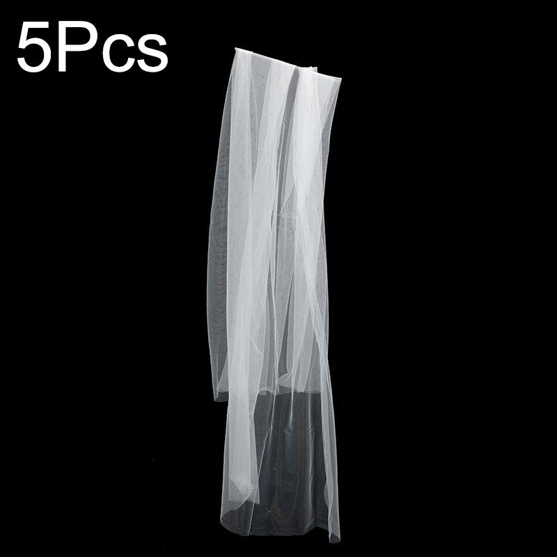 

1 шт. рулон ткани DIY украшения для стульев белое полиэфирное волокно праздничные принадлежности тюль органза прозрачный кристалл свадебная арка 5PCS белый