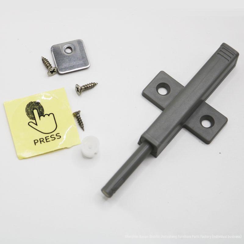 Aluminum Alloy Magnetic Touch Self-Rebounder for Handle-Free Cabinet Doors