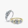 Tancise Klassischer Zirkon-Ring aus 925er-Sterlingsilber, Damenschmuck, Hochzeitsversprechen, Party-Geschenk
