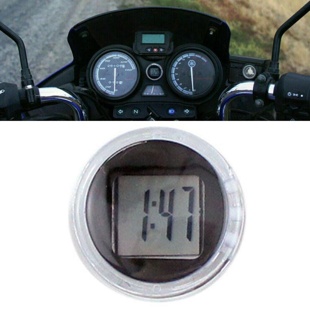 Clock Digital Clock Digital For Motorcycle Motorbike Stick-On
