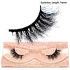 FOXESJI Mink Half Lashes Extension Natural Daily Reusable Short Strip Eye Lashes Mink Fluffy Soft Half False Eyelashes Make Up