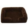 Plush Round Pet Bed for Dogs & Cats - Winter Dog Mat