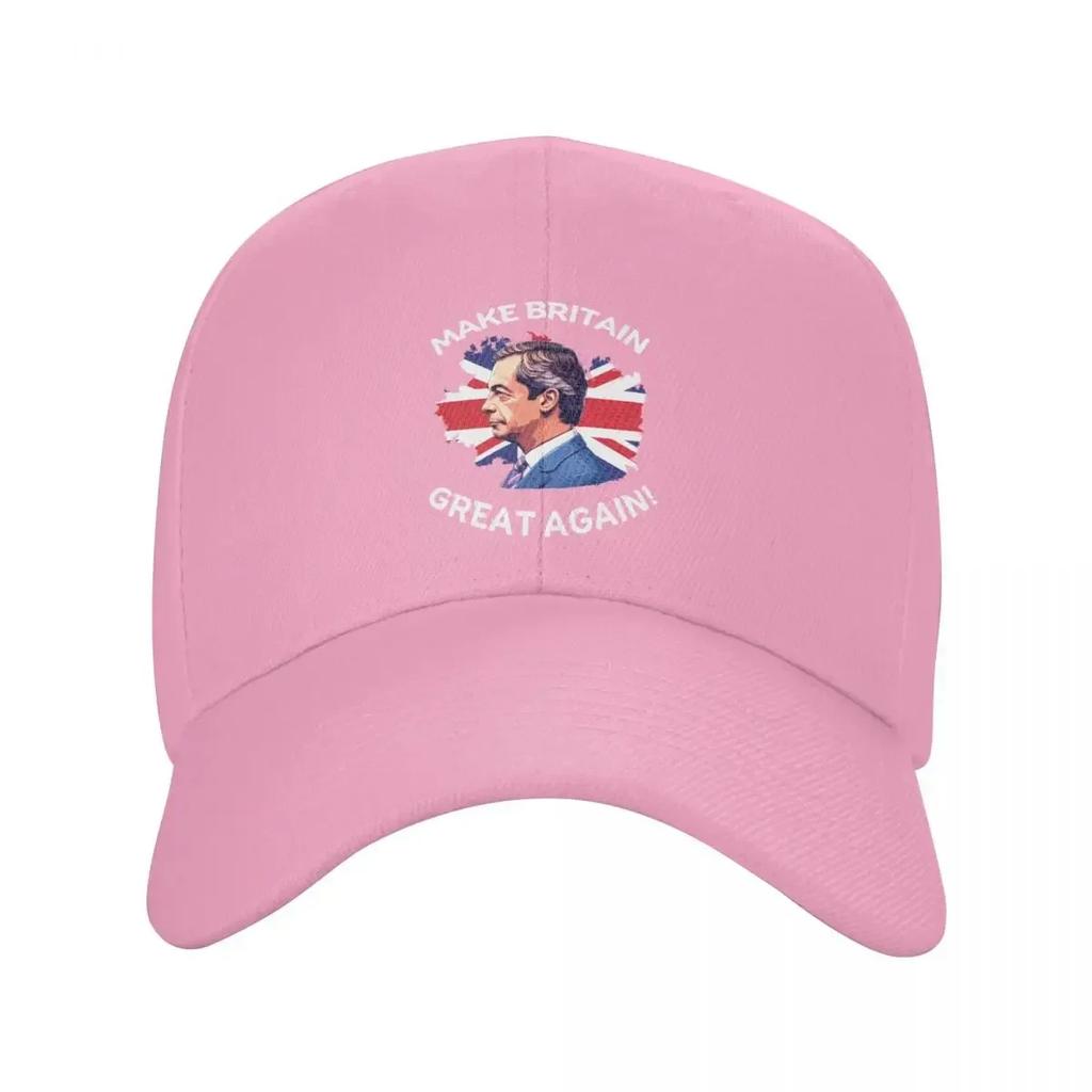 Make Britain Great Again Nigel Farage Support Baseball Cap Military Cap Man party Hat Horse Hat Sunhat Mens Hats Womens