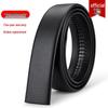 Men's Headless Genuine Leather Belt with Automatic Buckle - Fashionable for Business and Casual Wear