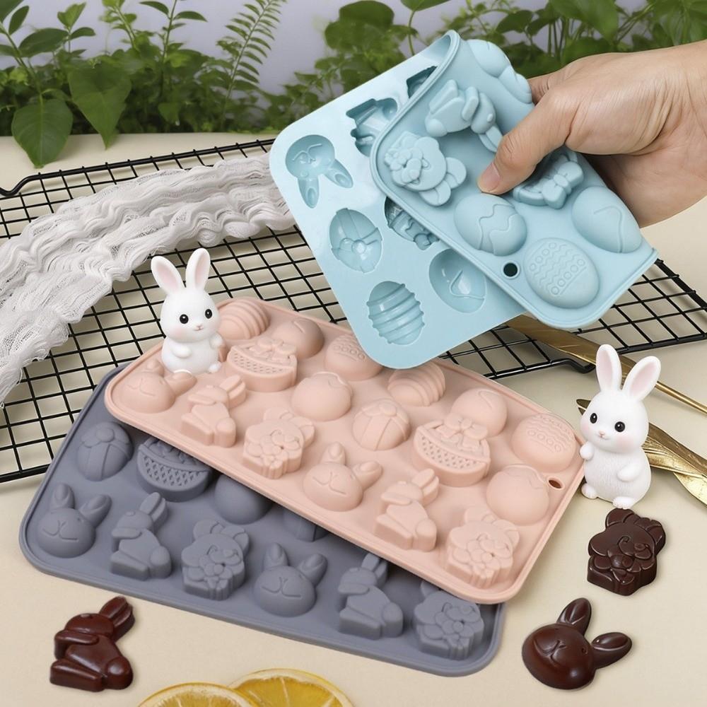 Multifunctional Easter Silicone Mold Non-stick Cake Decor Mold  Holiday Decoration