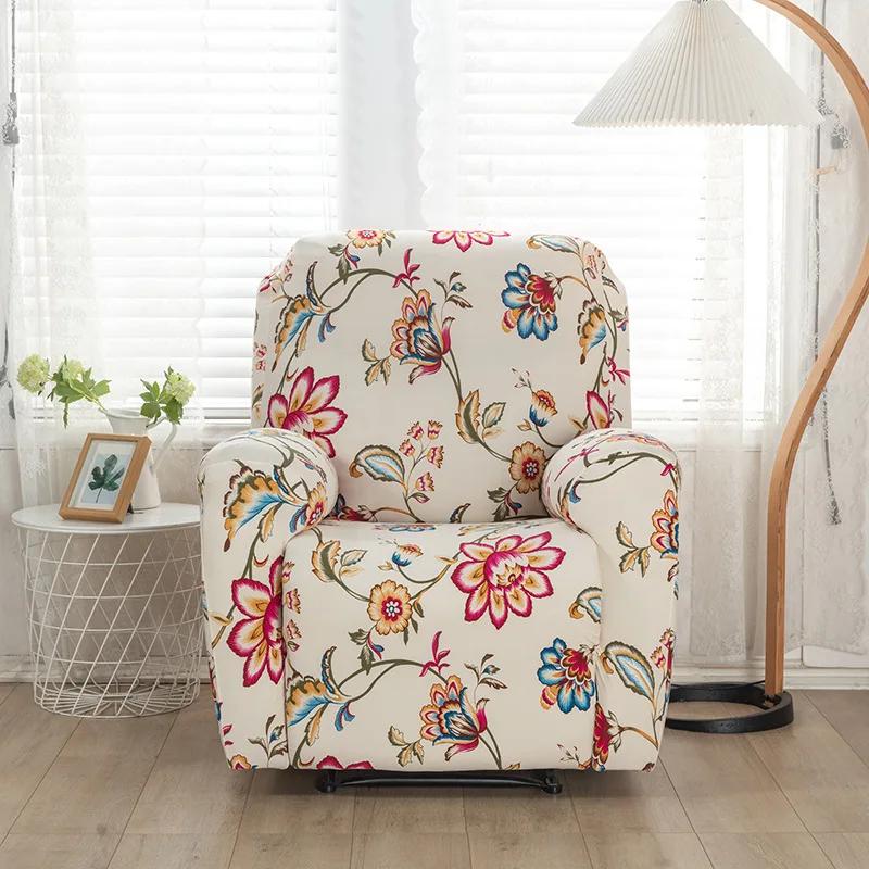 Spandex Recliner Sofa Cover for Living Room Modern Sloping Massage Chair Covers Lazy Boy Relax Armchair Cover