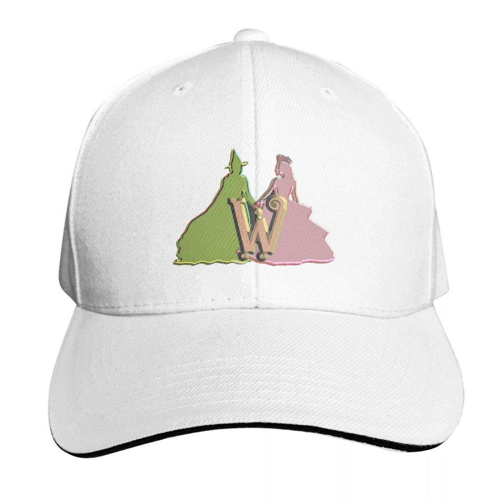 Wicked Film Glinda Und Elphaba Logo Kappe Mode Lässig Baseballkappen Verstellbare Mütze Hip Hop Sommer Unisex Baseballkappen