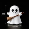 1/3Pcs Halloween Spooky Mini Ghost Statue Glow in Dark Luminous Cute Figurine for Home Desk Party Decoration