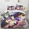 2025 Luxury New 3D Print Kawaii Anime Sexy Girl Bedding Set Boys Girls Twin Queen Duvet Cover Adult Fashion Home Textileextile