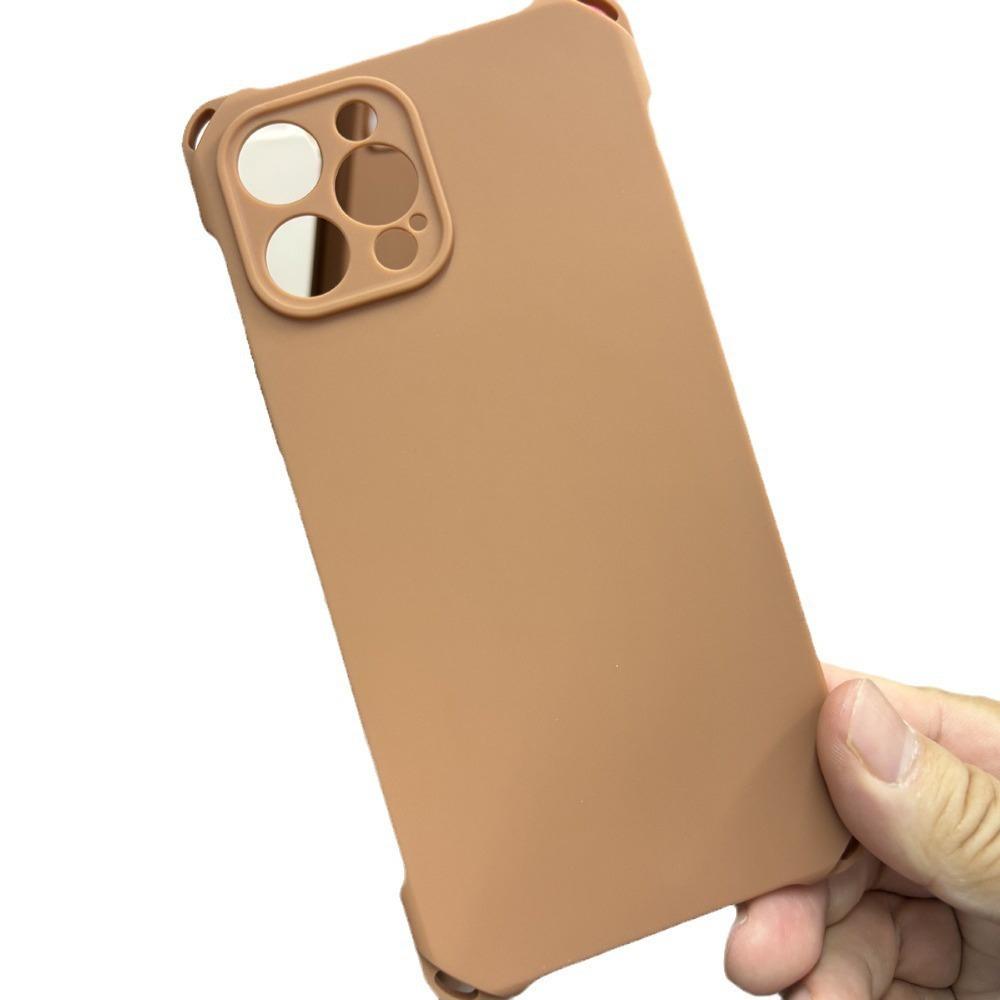 Four-corner Lanyard for Apple 16 Mobile Phone Case for IPhone15ProMax Matte Solid Color TPU Anti-fall Crossbody for Women