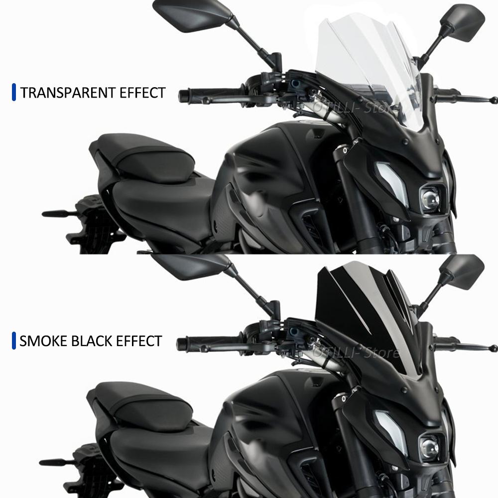 Motorcycle Accessories New Windscreen Windshield Deflectors For YAMAHA MT-07 MT07 MT 07 Mt07 2021-