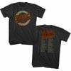 ZZ Top US Tour 1990 Men's T Shirt Vintage Logo Rock Band Album Concert Merch High-end Luxury Is for Both Men and Women Top Y2k