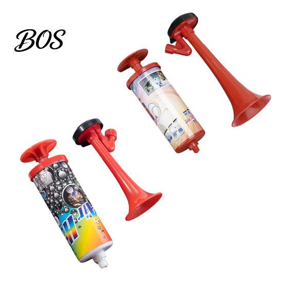 Outdoor Cheering Horn Large for Soccer Game, Fan Air Portable Noise Maker Stadium, Hand Pump Megaphone Team Party Festival Colorful