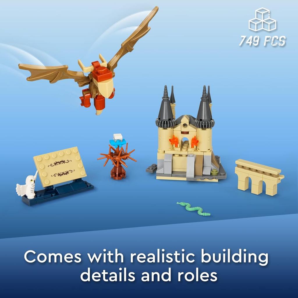 Magic Castle Book Building Set, Creative Castle Architecture Building Blocks Toy, Wizarding World Collectible Display Model for Adults, Gift for Boys