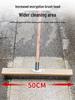 Long-Handled Stainless Steel Wire Brush for Household Floor and Toilet Cleaning