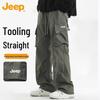 JEEP Men's Loose Straight-Leg Casual Cargo Pants