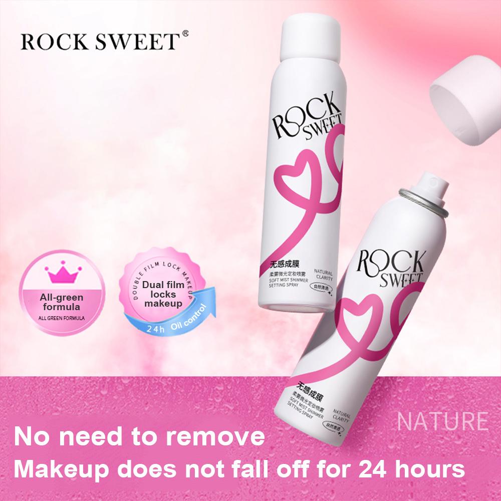ROCK SWEET Makeup Setting Spray Long Lasting Oil Control, Waterproof & Sweatproof, Easy to Carry