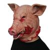 Nová Halloweenská Hororová Maska Prasečí Hlavy Latexové Zvířecí Rekvizity pro Dospělé, Prasečí Bajie Žertovná Pokrývka Hlavy