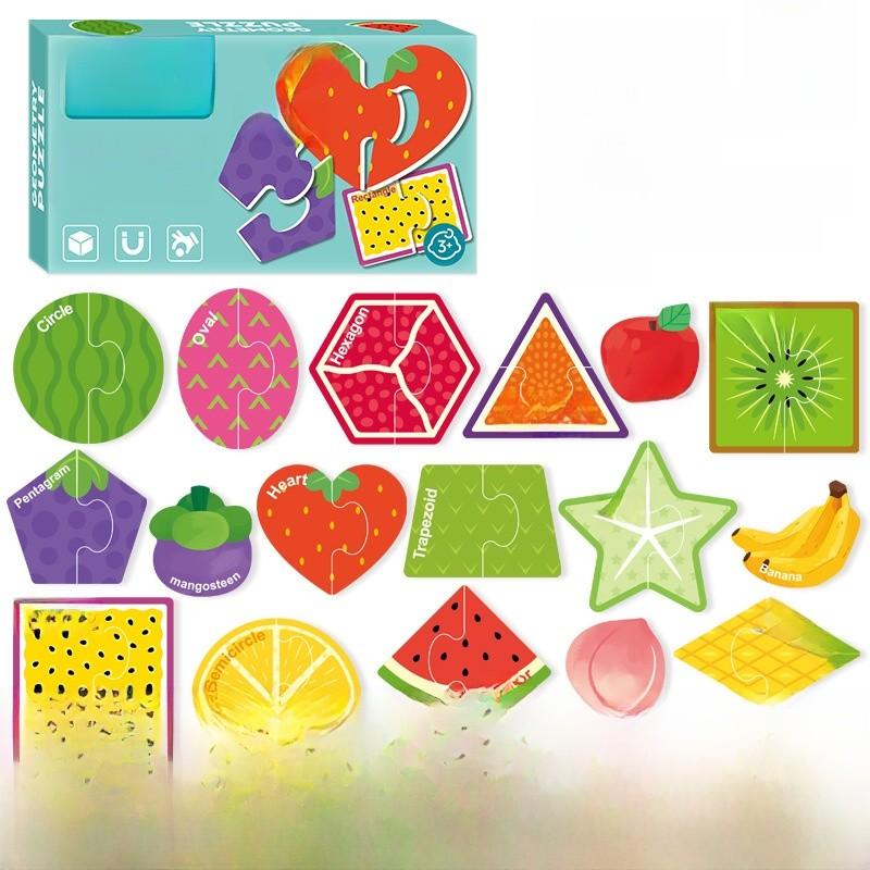Fruits Shape Magnetic Puzzle For Kids With Abc Letter Learning And Diy Fun