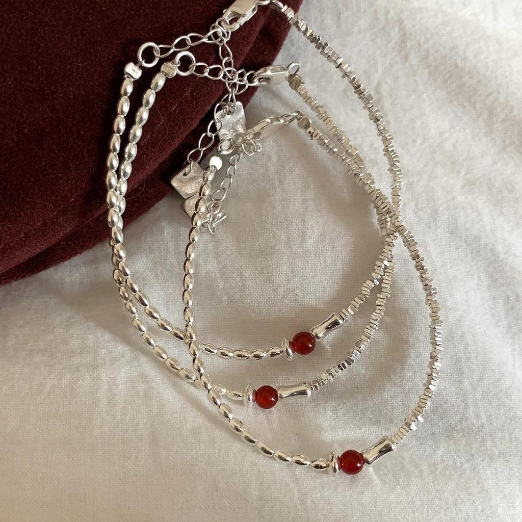 Korean Freshwater Pearl & Sterling Silver Bracelet for Women – High-Gloss, Versatile, and Elegant Hand Jewelry