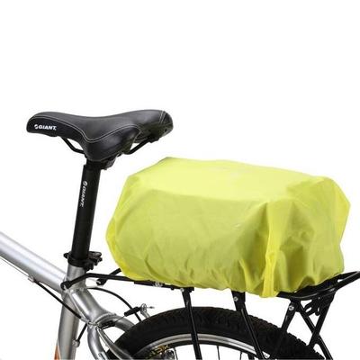 Capa de chuva universal com elástico para bolsa de bicicleta mochila, verde