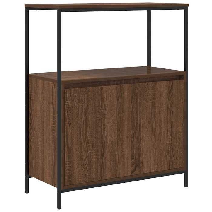 VidaXL Meuble de salle de bain avec étagères chêne marron 76,5x35x95cm, armoire de rangement de salle de bain, armoire de 861921