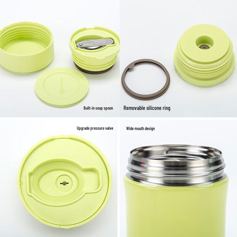 THERMOS Stainless Steel Insulated Food Jar with Air Release Valve