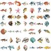 50PCS Marine Organism Stickers Harajuku Creative Skateboard Paper Phone Luggage Waterproof Computer Gifts Paper Chambre