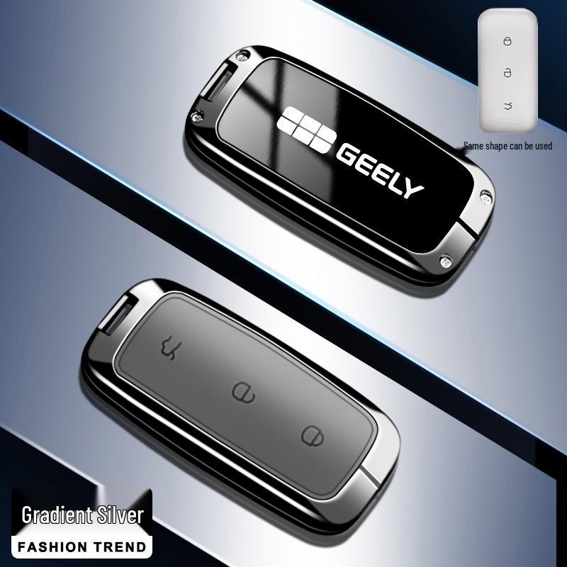 Pouzdro na klíč od auta Geely Galaxy pro L7 L6 E8 - Kovová skořepina s přezkou