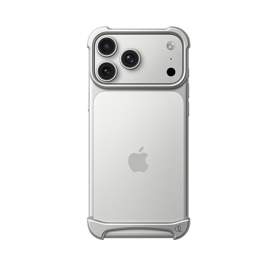 ARC PULSE Metal & Rubber Phone Case for iPhone 17 Air Pro Max - Borderless Protection
