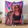 1pc Grand Theft Auto Soft Flannel Blanket with Designer Print A cozy blanket for all seasons, perfect for the couch, bed, office