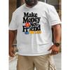 Generate Income Instead of Friendships with This New Oversized Short-Sleeve T-Shirt. It'S a Loose-Fitting, Stylish American Fashion Piece