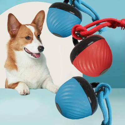 Creative Intelligent Dog Ball 3 Modes Bite Resistant Automatic Moving Bouncing Ball USB Rechargeable LED Lighting