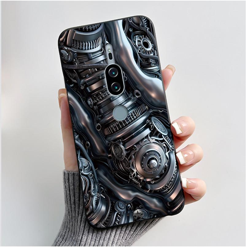 For Sony Xperia XZ2 Premium SO-04K SOV38 XZ2Premium Case Luxury Cute Cool Boys Girls Black Soft Silicone Back Cover TPU Housing
