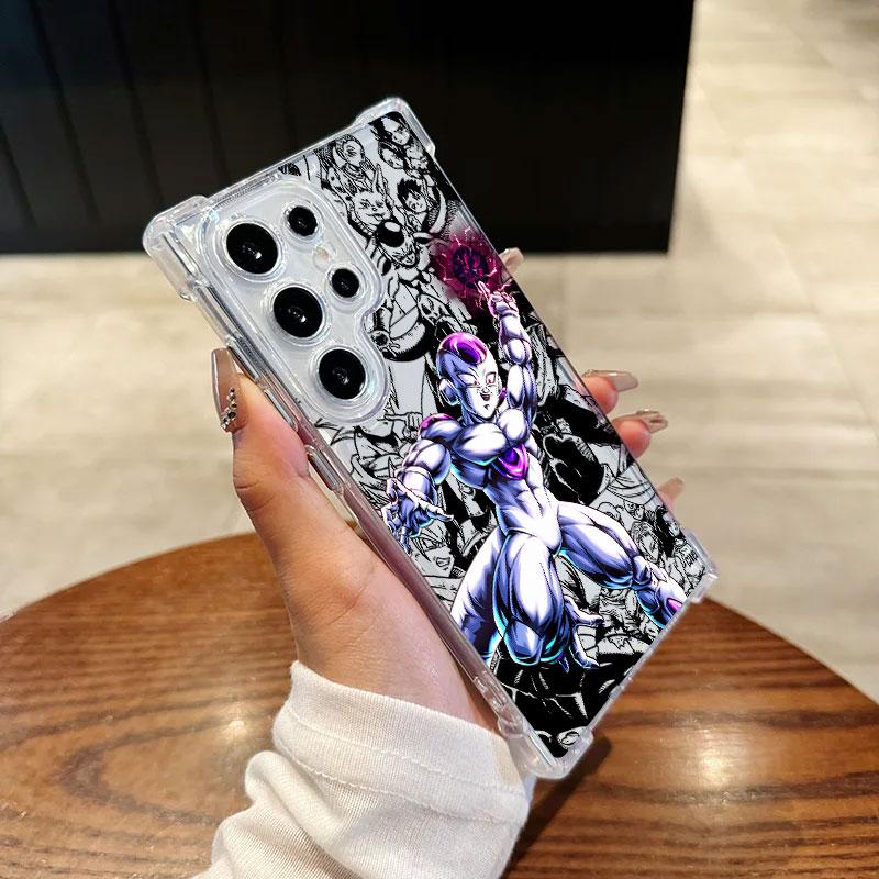 Anime Goku Vegeta Frieza D-Dragon Ball Phone Case For Samsung Galaxy S25 FE S26 S24 S23 S22 S21 Ultra S26 Plus S25FE Clear Cover