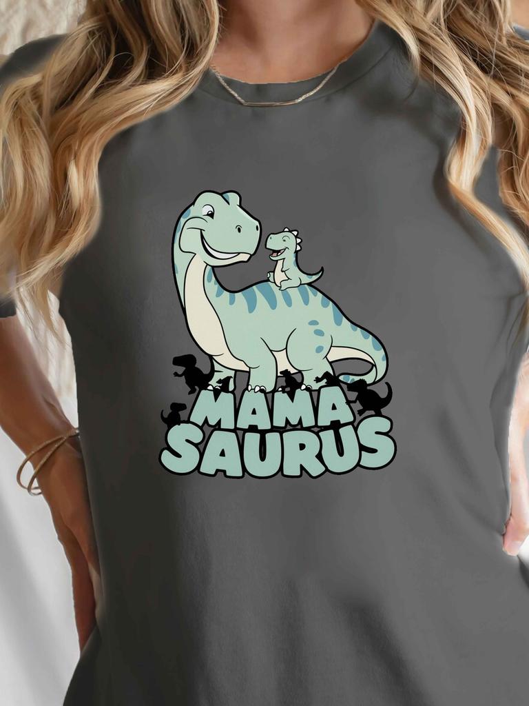 Mamasaurus Cute Dinosaur Family Matching Gift T-shirt