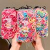 Hair Bands for Girl Kids Colorful Nylon Scrunchie Hair Ties Rubber Band Kids Elastic Hair Leagues Girl Hair Accessories