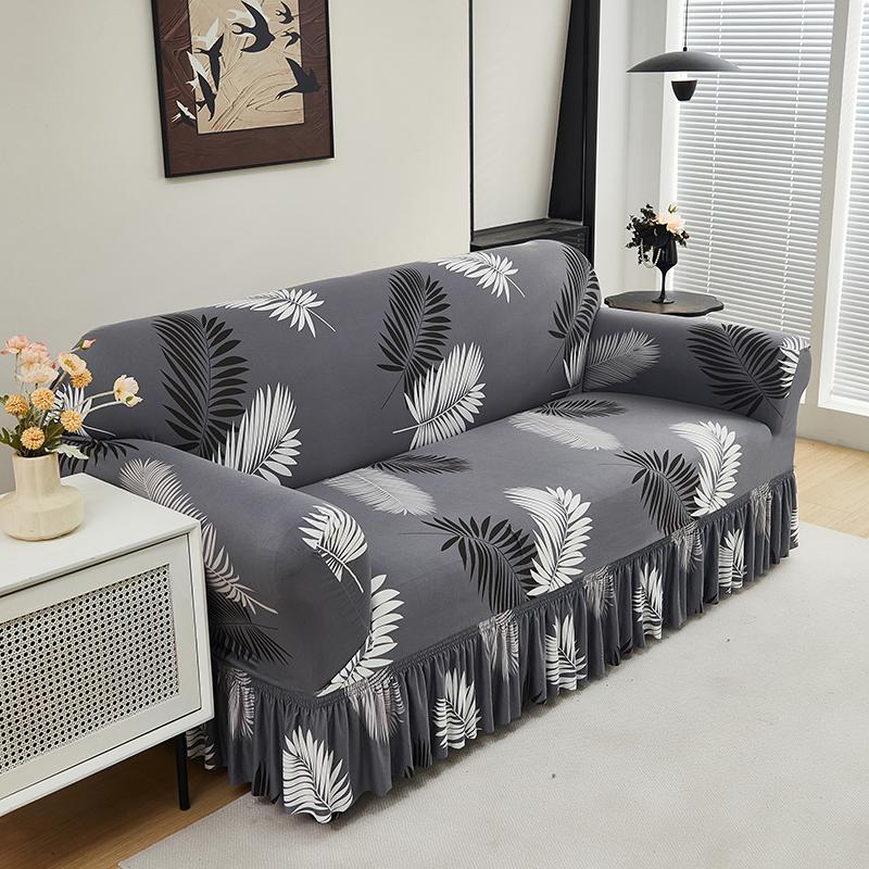 1 Stück Blumendruck Elastischer Sofabezug Antischmutziger Spandex-Sofabezug Möbelschutz für Schlafzimmer Büro Wohnzimmer Wohnkultur