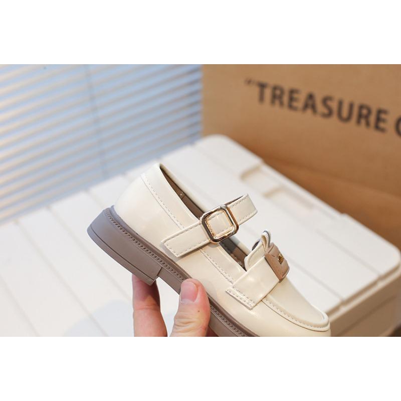 Scarpe Mary Jane Bambina Stile Britannico Scarpe Piatte Casual Principessa per Bambini