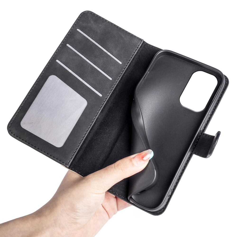 For Nokia X30 5G Dual Color Splicing Drop-proof PU Leather Phone Cover with Wallet Stand