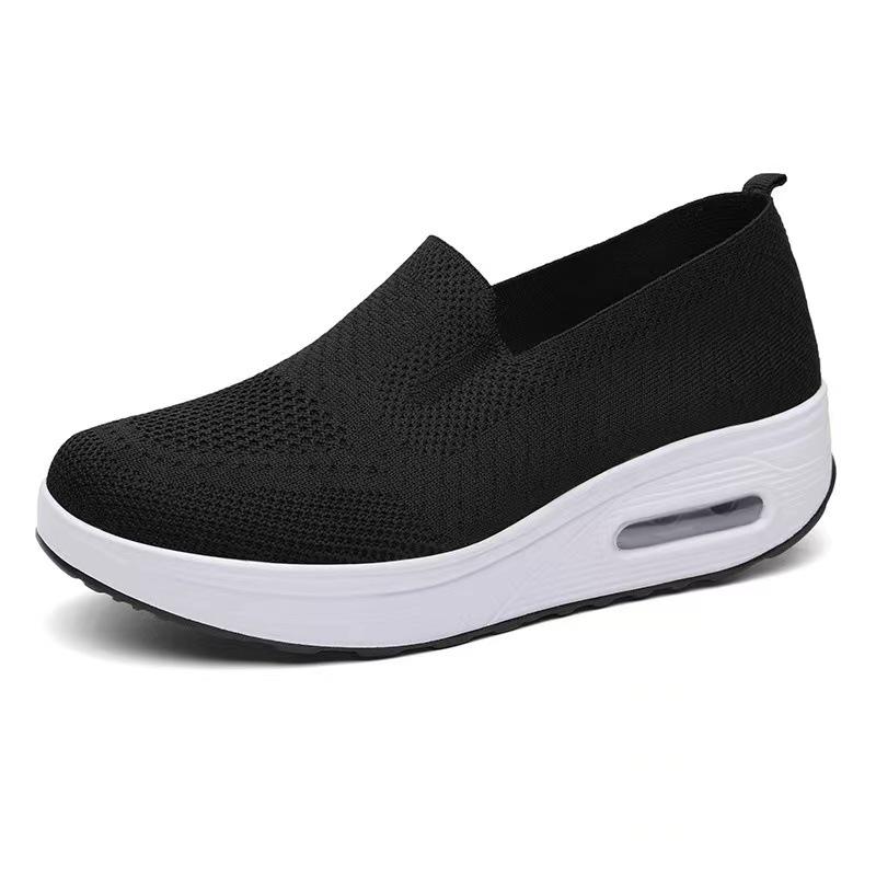 Women's Versatile Rocking Shoes - Fashionable Flat Bottom for Casual, Outdoor & Travel
