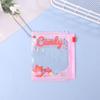 Cartoon Transparent Pvc Dustproof Storage Bags Doll Display Bag With Keyring Mini Mystery Box Dolls Organizer Pouches