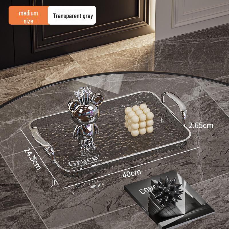 Luxury Rectangular Tray - High-End Fashion for Tea Cups & Desserts