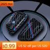 BAGA7 Hot 2025 ABS Carbon Fiber Car Key Case Cover For BMW 1 2 3 4 5 6 7 Series X1 X3 X4 X5 X6 X7 F10 F20 F30 G30 G20 G01 F15 F16 G02