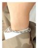 Personalized Women's Thick Chain Bracelet - Titanium Steel, 18K Gold Plated, Hypoallergenic, Niche Design.