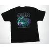 Alien There Are Things So Terrifying Black T Shirt New Vintage Fashion Soft Streetwear Casual Graphic Comfortable